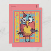 誕生日鳥のポストカード ポストカード (正面/裏面)