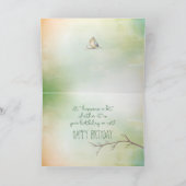 誕生日鳥(枝付き文字列) カード (内部)