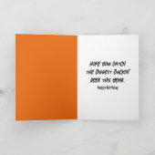 誕生日鹿猟銃つきライフル カード (内部)