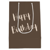 誕生日鹿猟銃つきライフル ミディアムペーパーバッグ (裏面)