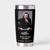 誕生日黒人伝説 保温保冷タンブラー (背面)