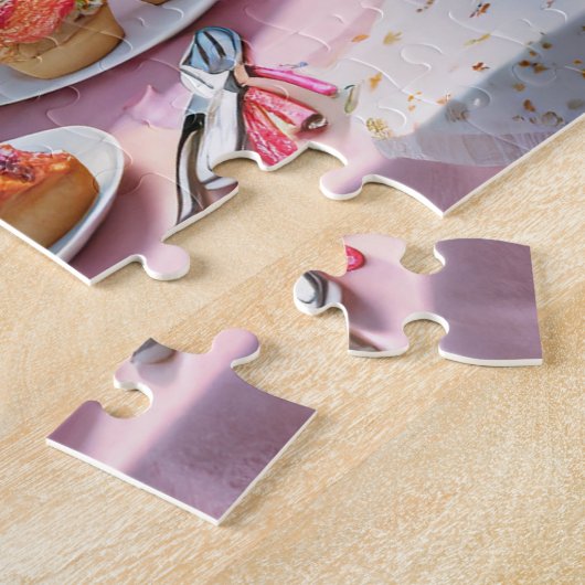 誕生日1アートフォトパズル誕生日ギャラリーアート ジグソーパズル (側面)