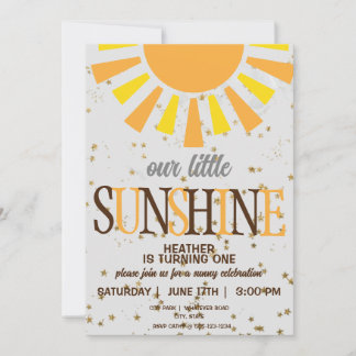 誕生日1回目のパーティー カスタム 招待状