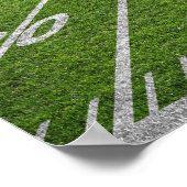 誕生日1回目のフォトサイン | Football First Year Down ポスター (角)