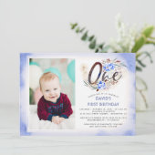 誕生日1回目のフォトパーティー 招待状 (スタンド正面)