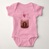 誕生日1回目のプレゼントアイディア ベビーボディスーツ (正面)