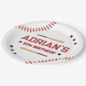 誕生日1回目の野球 ペーパープレート (アングル)