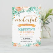 誕生日1日の招待 招待状 (スタンド正面)