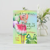 誕生日10代のカード (スタンド正面)