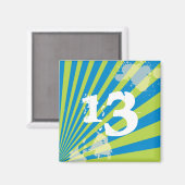 誕生日10代のパーティーの好意 |マグネット マグネット (正面/裏面)