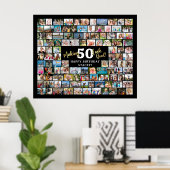 誕生日108フォトコラージュAGE Making Good ポスター (ホームオフィス)