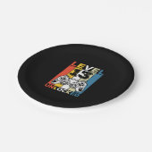 誕生日13番目のレベルのロック解除された13ゲームヴィンテージ ペーパープレート (アングル)