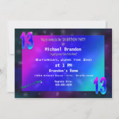 誕生日13th -抽象芸術宇宙 – 招待状 (裏面)