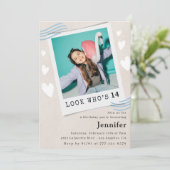  誕生日14歳の招待状 招待状 (スタンド正面)