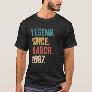 誕生日16th装飾3月16歳ビンタグ tシャツ