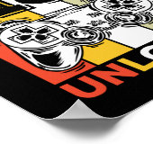 誕生日18番目のレベルのロック解除された18ゲームヴィンテージ ポスター (角)