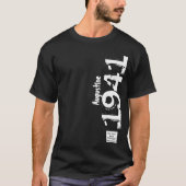 誕生日1941名前レジェンド動揺してヴィンテージ Tシャツ (正面)