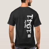 誕生日1941名前レジェンド動揺してヴィンテージ Tシャツ (裏面)