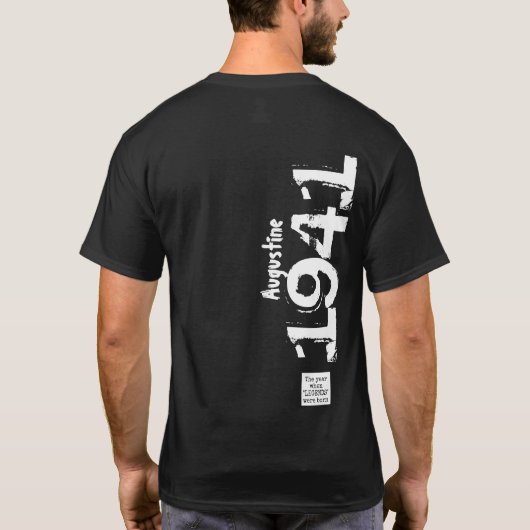誕生日1941名前レジェンド動揺してヴィンテージ Tシャツ (裏面)