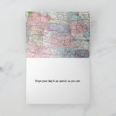 誕生日1955シェブカーオンマップ カード (内部)