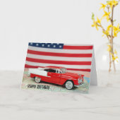 誕生日1955シェブカーオンマップ カード (黄色い花)