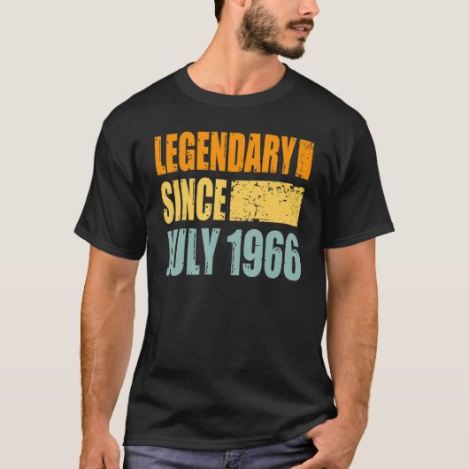 誕生日1966年7月 Tシャツ (正面)