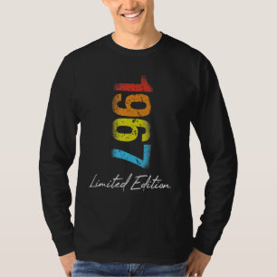 誕生日1967年の使用済みグランジヴィンテージ Tシャツ