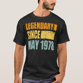 誕生日1978年5月 Tシャツ