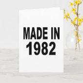 誕生日1982 カード (黄色い花)