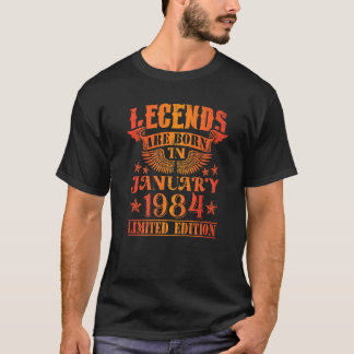 誕生日1984年1月中古伝説 Tシャツ