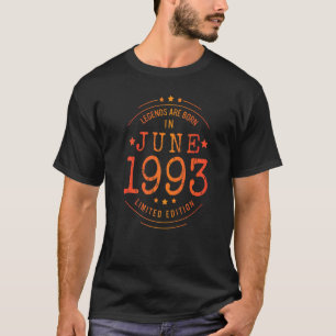 誕生日1993年6月中古伝説 Tシャツ