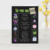 誕生日1998年 カード (黄色い花)