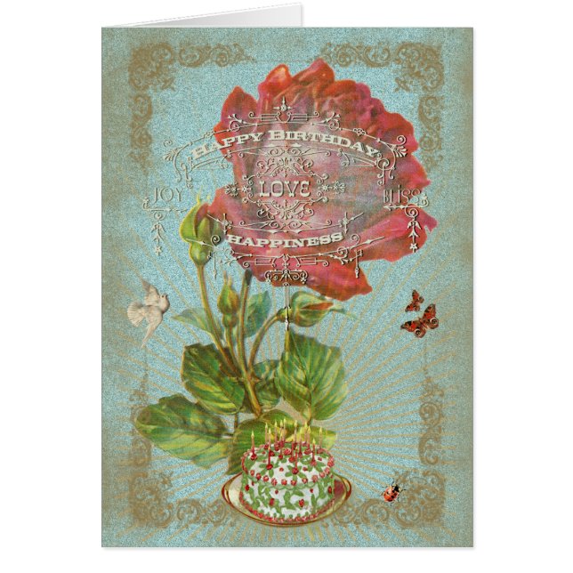 誕生日1 – グリーティングカード (正面)