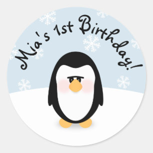 誕生日1 ラウンドシール