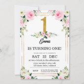 誕生日1 招待状 (正面)