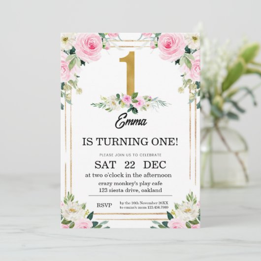 誕生日1 招待状 (スタンド正面)