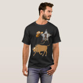 誕生日1yrオールドウェスタンロデオ農業カウボーイ tシャツ (正面フル)