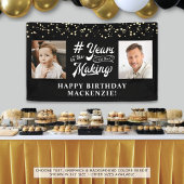 誕生日2年のの色を作カスタムる 横断幕