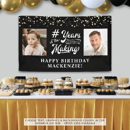 誕生日2年のの色を作カスタムる 横断幕