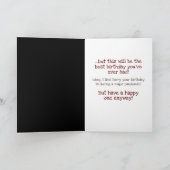 誕生日2020年のパンデミックおもしろい – ダチョウ カード (内部)