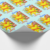 誕生日21年のへの応援 ラッピングペーパー (角)