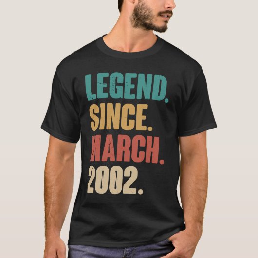 誕生日21stデコレーション3月21歳ビンタグ tシャツ (正面)