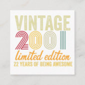 誕生日22 エンクロージャーカード (正面)