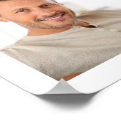 誕生日24写真キスをする彼の10年別れ ポスター (角)