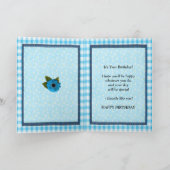 誕生日26枚目のフォトカード カード (内部)