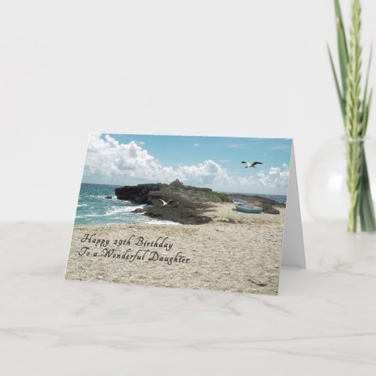 誕生日29th用 カード (正面)