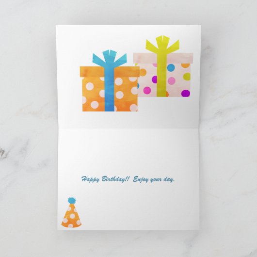 誕生日2 カード (内部)