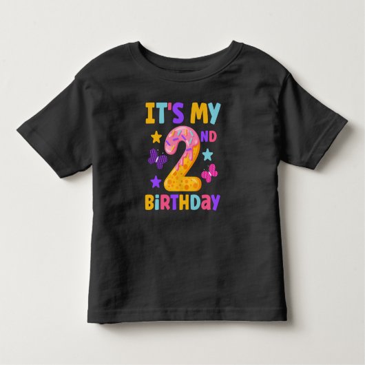 誕生日2 トドラーTシャツ (正面)
