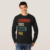 誕生日3月63日デコレーション63歳ビンタグ Tシャツ (正面フル)