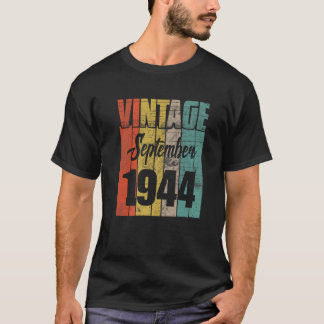 誕生日365ヴィンテージ1944年9月誕生日ギフト Tシャツ